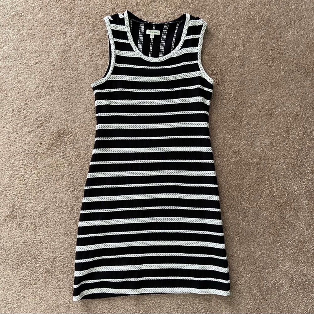 Max Studio Black & White Cotton Dress